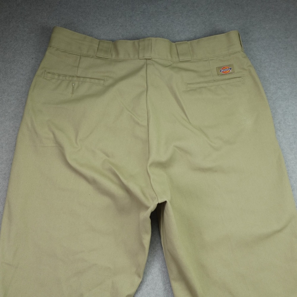 Dickies Pants Mens 38x33 Khaki‎ Original Fit 874 Straight Leg Workwear Chino - Picture 4 of 12